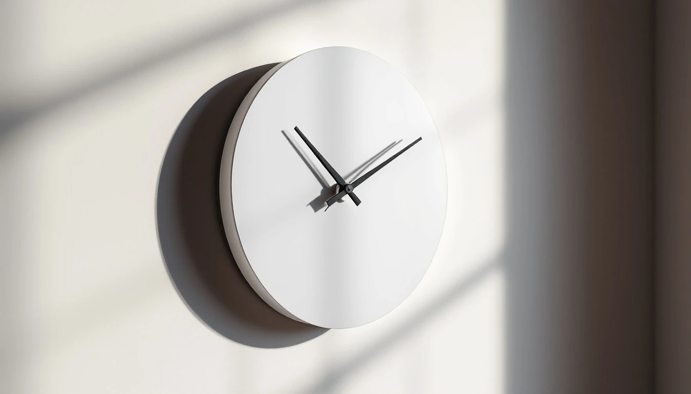 The Minimal designer wall clock